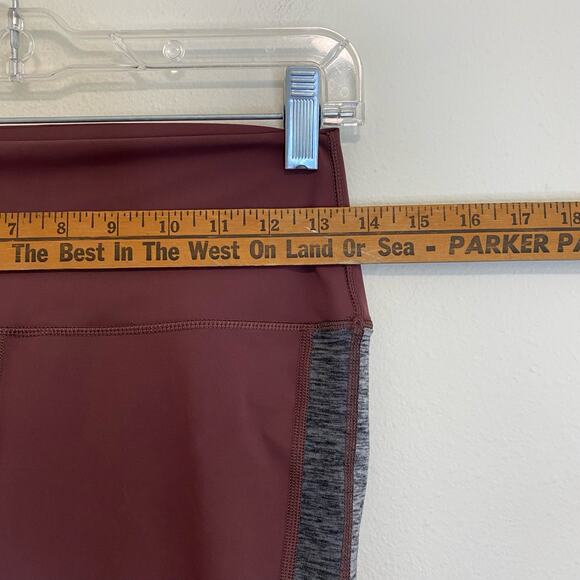 Vuori High Rise Racer Side Stripe Dusty Rose Leggings Size Medium - Picture 9 of 9